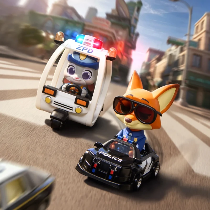 

Подлинная Zootopia, милая серия Dudu On-the-Go, слепая коробка, фигурки из ПВХ, очаровательный декор для стола, коллекционный подарок