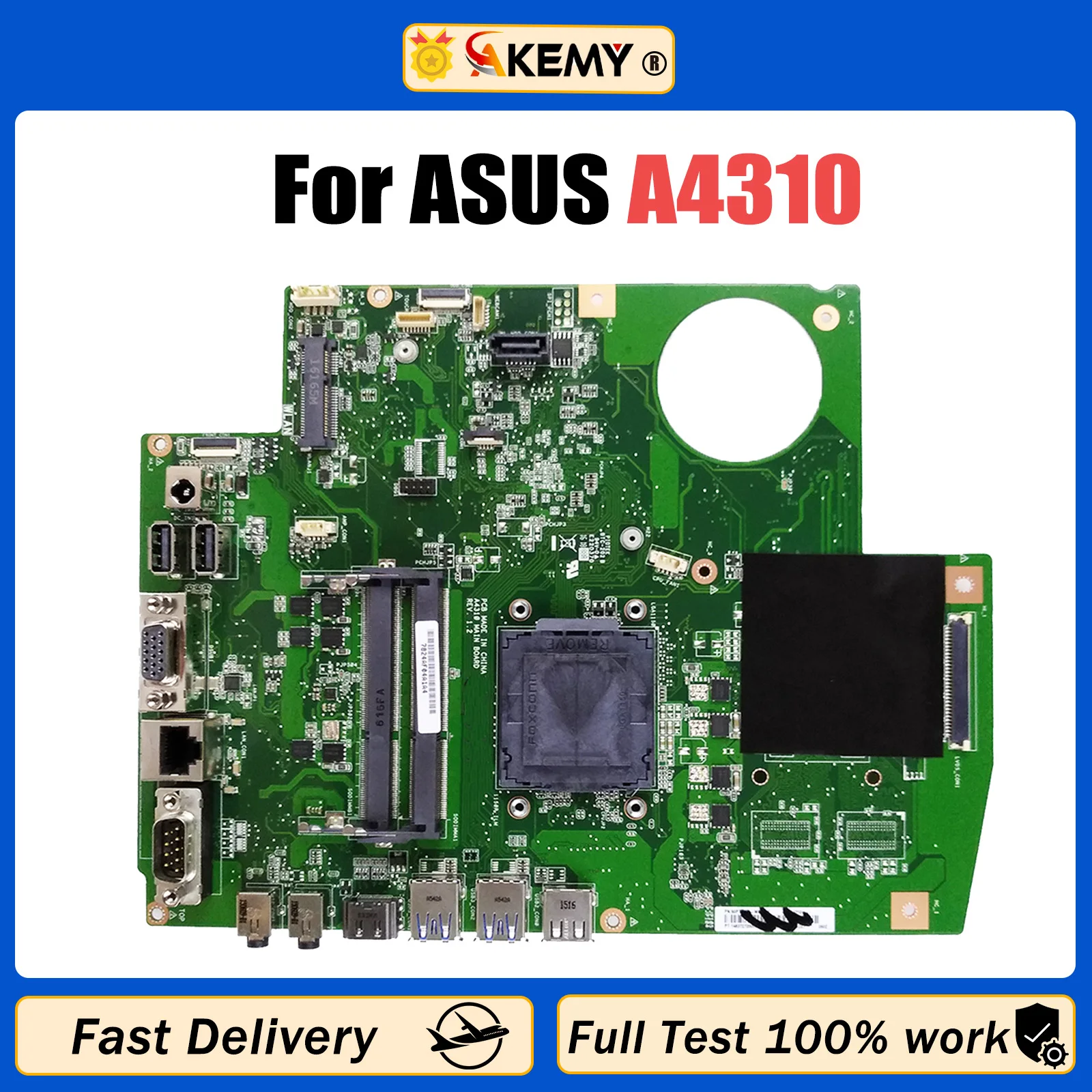 

Материнская плата AKEMY A4310 DDR3 все-в-одном для ASUS A4310 материнская плата 100% протестирована ОК