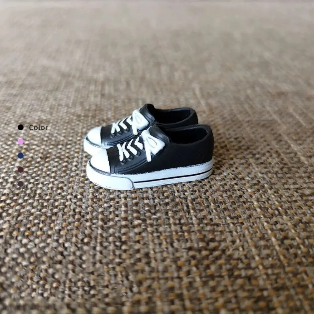 

Round Toe 30cm Doll Sneakers Solid Color Mini 1/6 Doll Shoes Cute Cartoon PVC Doll Casual Shoes 2cm Doll Accessories