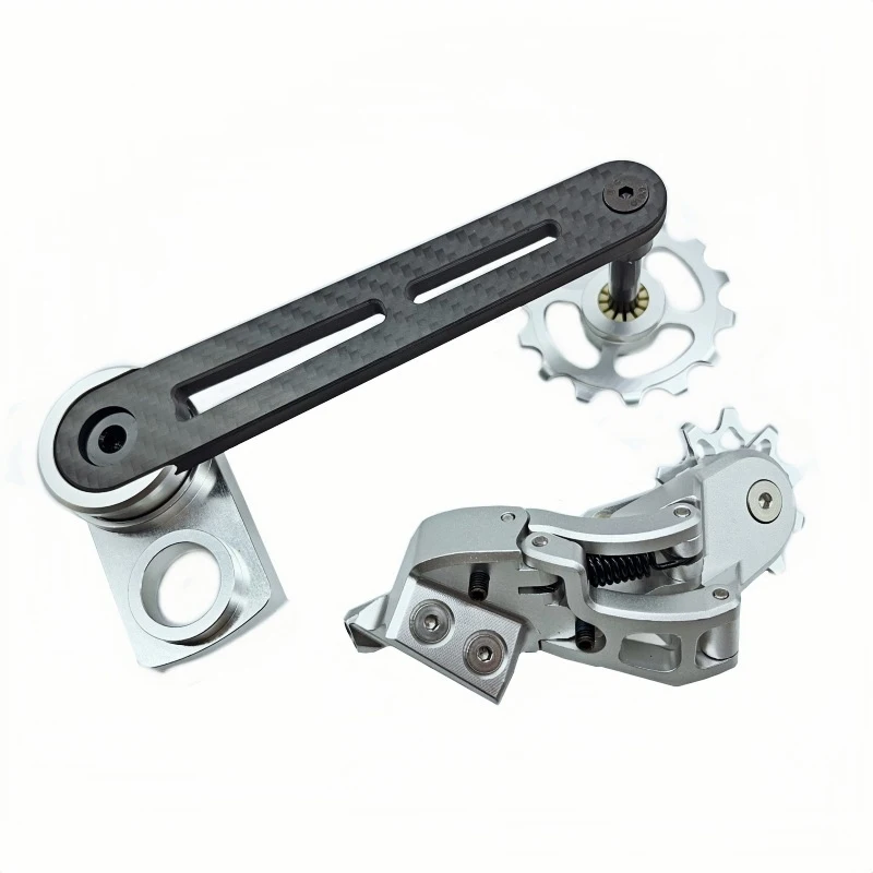 Bike External 7-speed Chain Tensioner Carbon Fiber Ceramic Bearing for Brompton PLine TLine Chain Guide - view 5