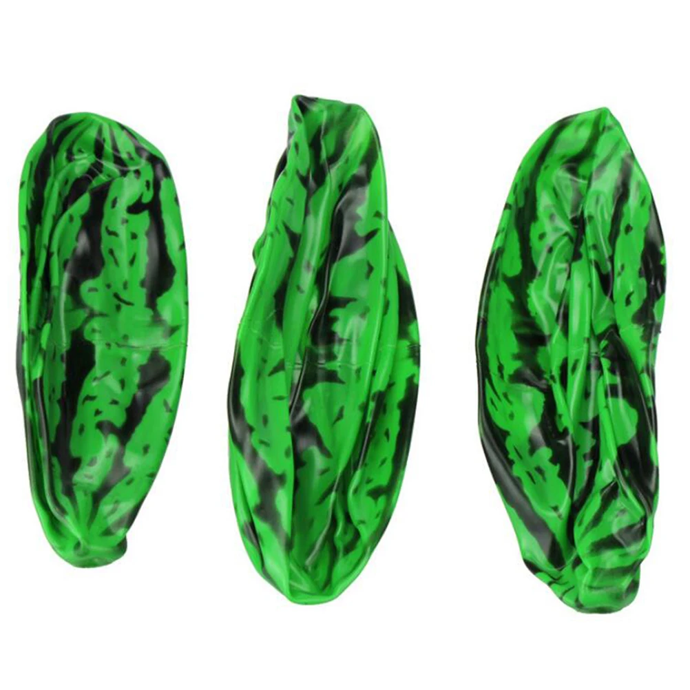 10個のインフレータブルボール子供のおもちゃプラスチックボールスイカの形のボール子供用ギフトベビービーチアウトドア(20cm)