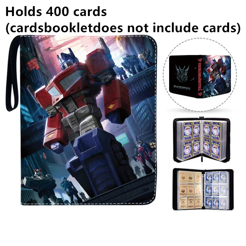 transformers card binder 2026 New Transformers Optimus Prime Game Card Collection Book Album Card Holder Binder Applicable Badge Anime Toy Holiday Gift