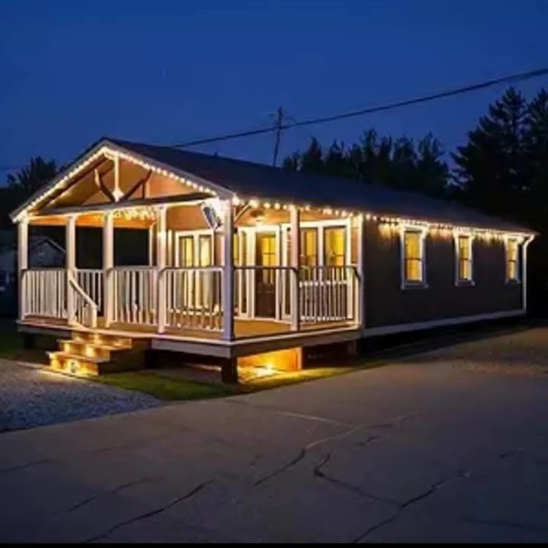 Casa Contenedor Plegable de 20 pies/40 pies, Casa Contenedor con Energía Solar, Casa Prefabricada, Villa, Casa Pequeña para Jardín Exterior, para Australia