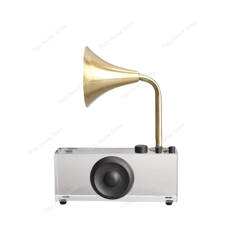 

Simple and Modern Geometric Crystal Phonograph Model Room, Living Room, TV Cabinet, Desktop, Entrance Hall Decorative Items