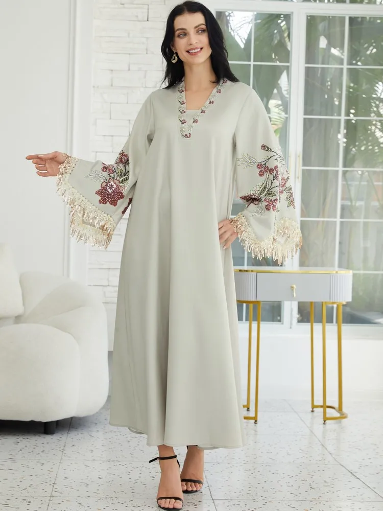 

African Dresses For Women Muslim Fashion Abayas Boubou Dashiki Ankara Outfits Evening Gown Dubai Kaftan Abaya Robe Marocaine