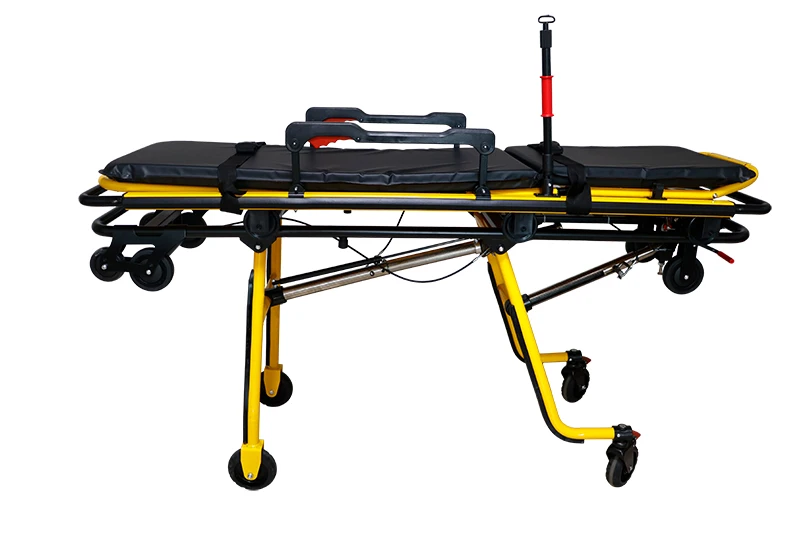 Aluminum Alloy Automatic On-Board Multi-Variable Position Folding First Aid Trolley Hospital Ambulance Stretcher