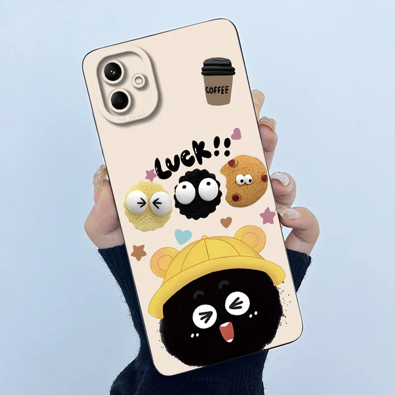 لسامسونج غالاكسي A04e A04 4G A04S حافظة لطيف الباندا الحلو الفتيات القطط لينة سيليكون الغطاء الخلفي سامسونج SM-A042F A045F جراب هاتف #2