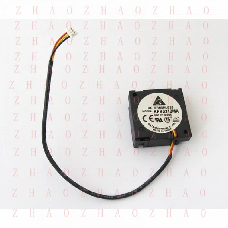 L+ 1pcs FOR Delta 30x30x10mm BFB0312MA 12V DC Brushless Blower Fan 3wire 0.08A 3010