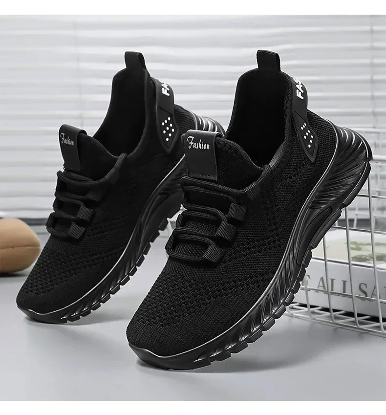 2025, Damenschuhe, Sommer-Damenschuhe, fliegende gewebte Freizeitschuhe, bequeme, atmungsaktive Damen-Turnschuhe