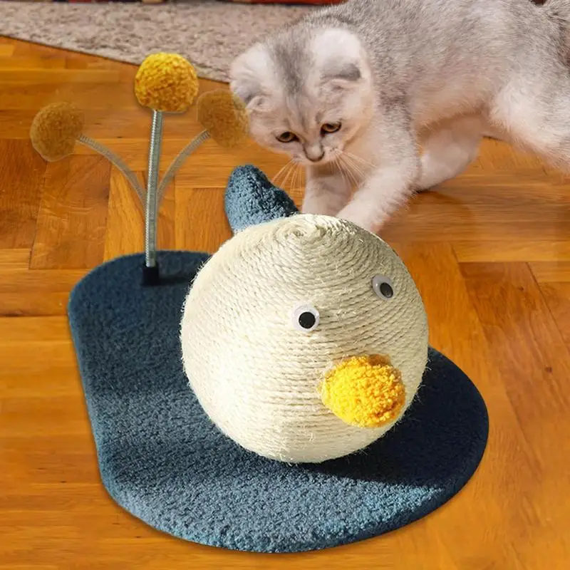 Sisal Cat Scratcher Pet Scratching Board Duck-shaped Anti-slip Pad Design Scratch Board Cat Scratching Toy For Small Cats