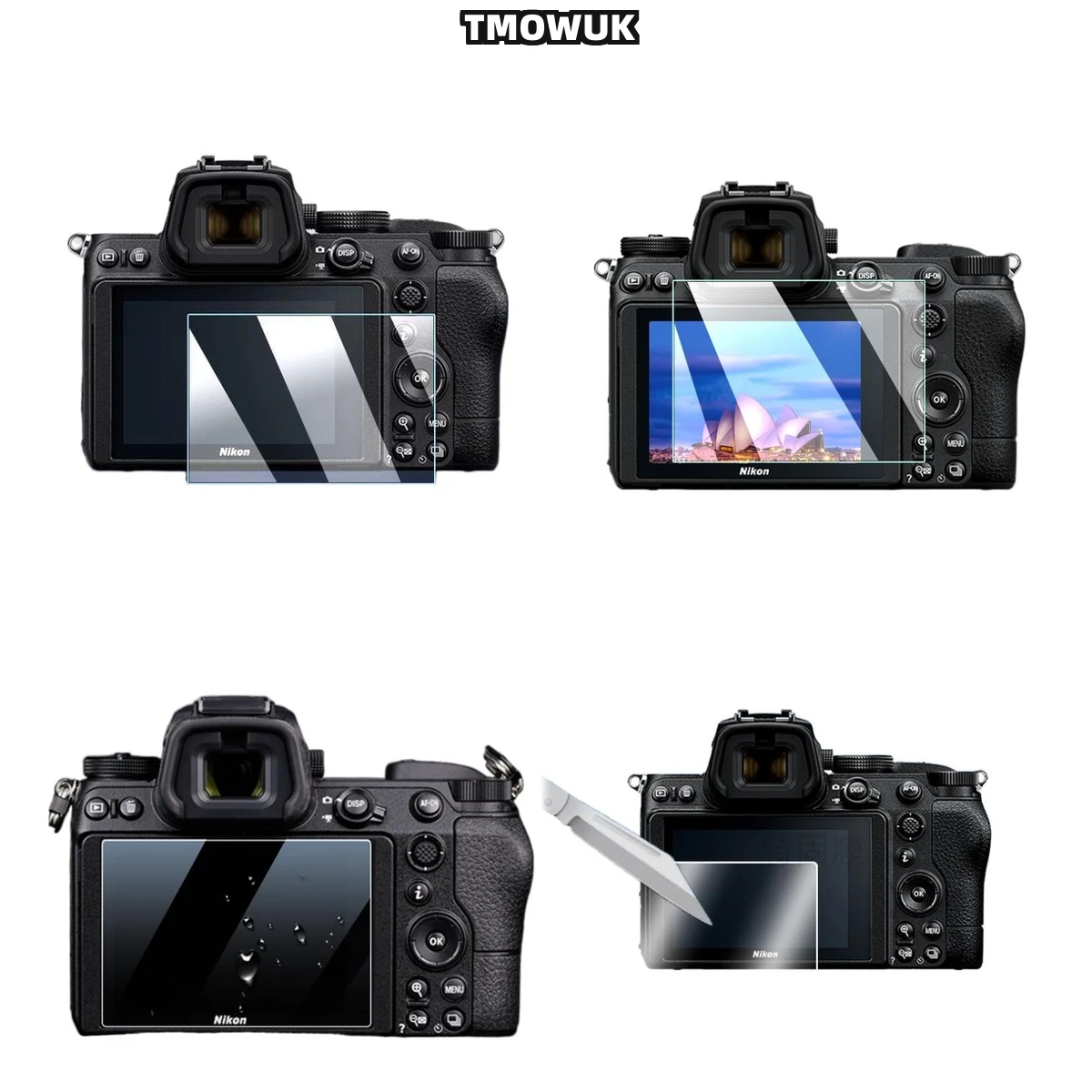 

For Nikon Z5 Z6 Z7 Z8 Z9, Premium 9H Hardness, Transparent Camera Screen Protector