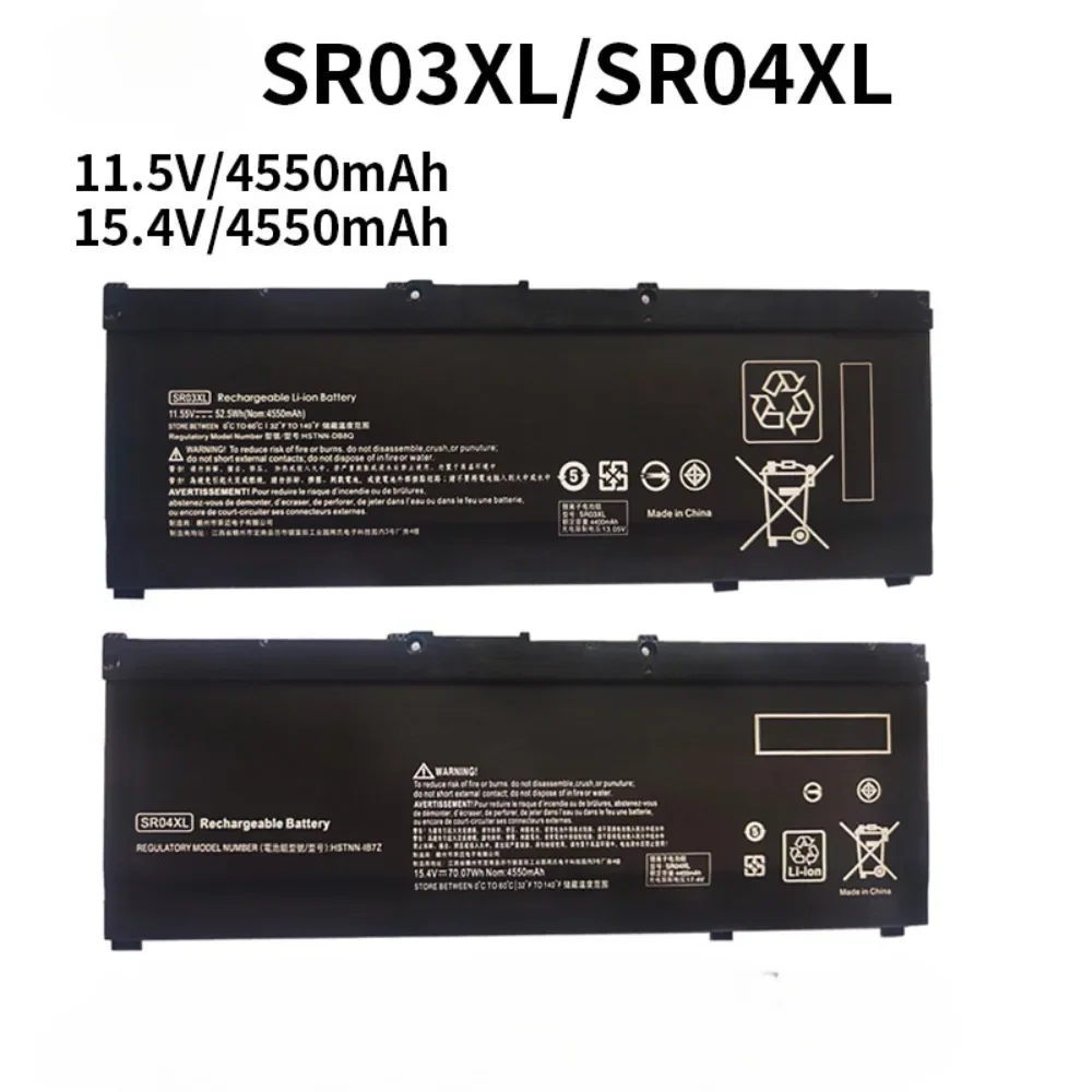 SR03XL SR04XL Laptop Battery for HP Omen 15-CE0XX 15-DC0XX Series 15-CE015DX 15-DC0003LA 15-DC0051NR Pavilion 15-CB0XX 15-CX0XX