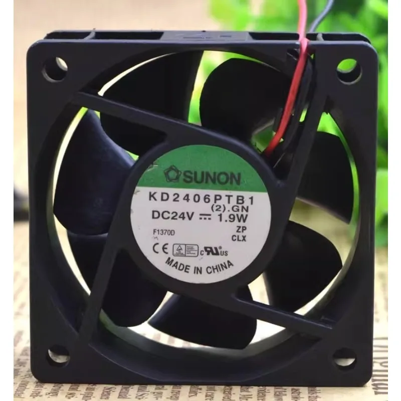 New Cooler Fan for SUNON KD2406PTB1 6025 6cm 24V 1.9W Inverter Server Fan 60 * 60 * 25mm