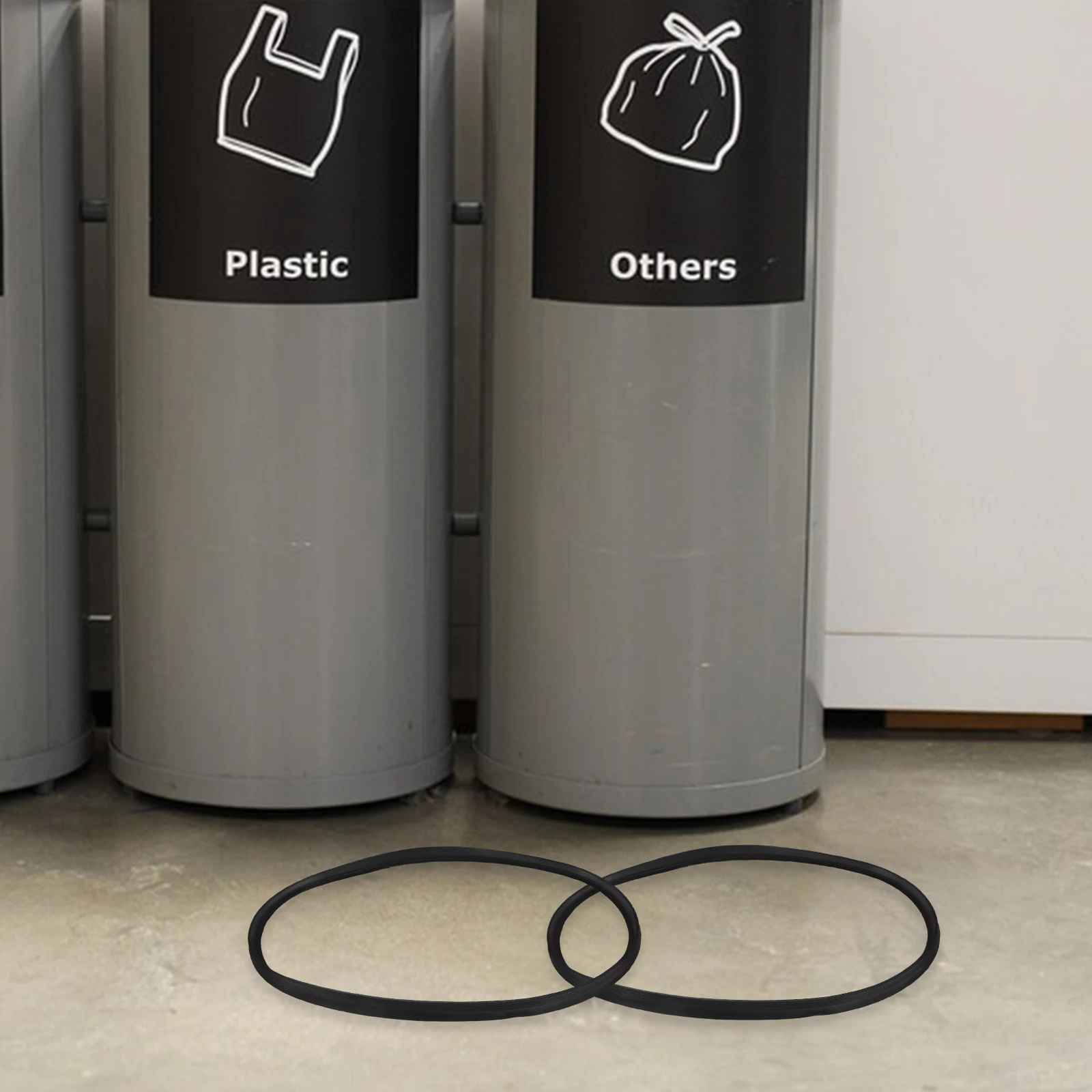 

Hotel Trash Can Anti-Slip Rubber Fixed Ring Foldable Replacement Bottom Band Stable Office Bar Living Room Garbage Bin Accessory