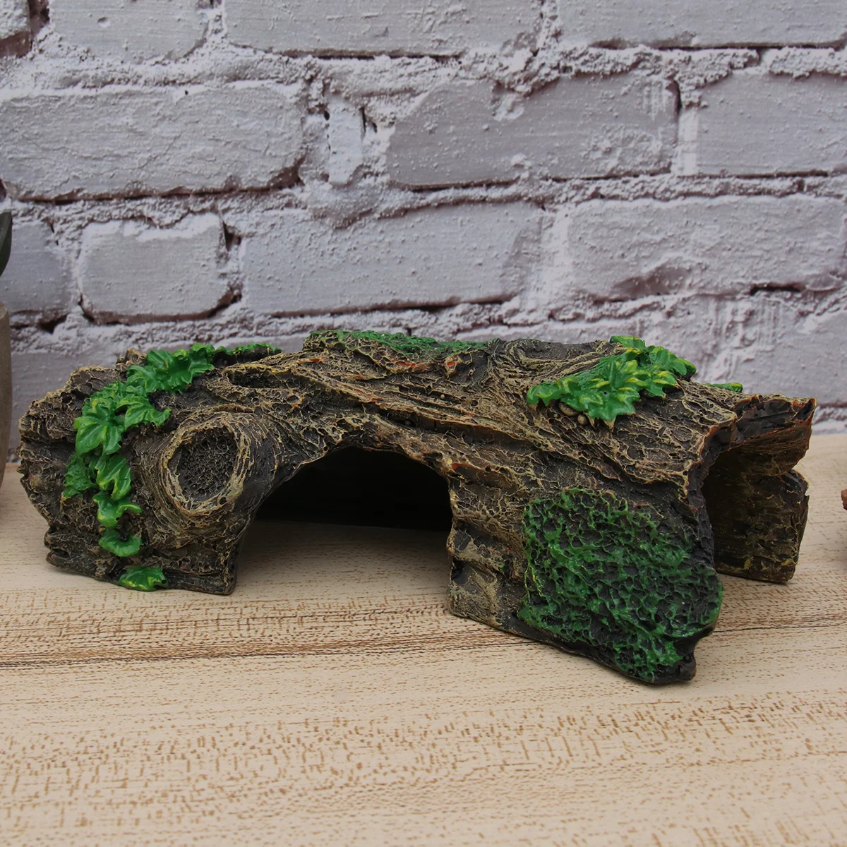 

Durable Resin Fish Tank Decoration High Simulation Aquarium Landscaping Ornament Shelter Hiding Spot Reptile Pet