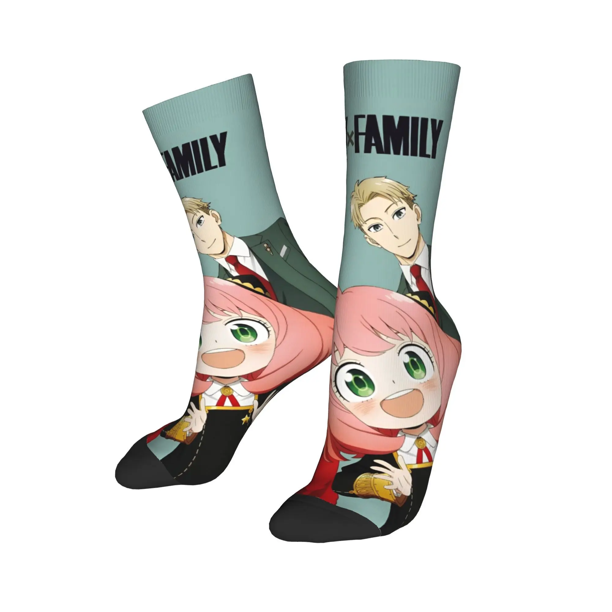 Spy x Family Anime Accessories Men Women Socks Cozy  Skateboard Crew Socks Warm Wonderful Gifts