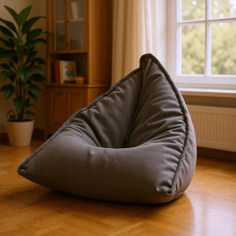 k-star-新しい三角形ビーンバッグ生地カバー-ビーンバッグソファ、畳、小さなアパート、ゲストハウス用