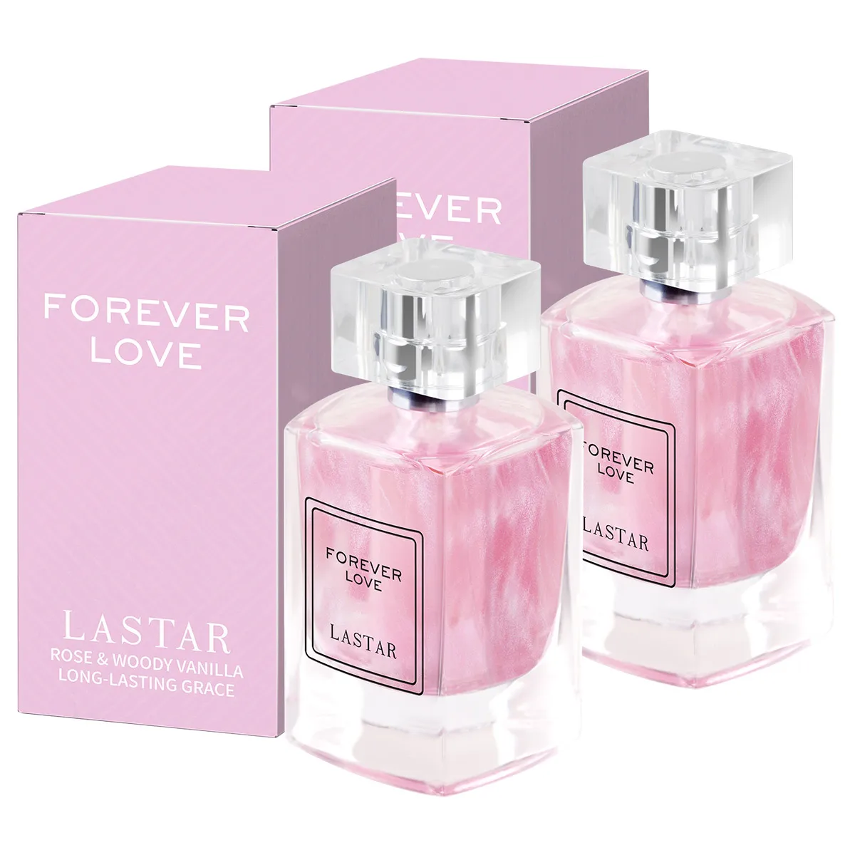 

LASTAR Women's Perfume, Christmas Gifts. Total 100ml/3.38fl oz, Rose Scent, Long-Lasting Fragrance,Dating Atmosphere