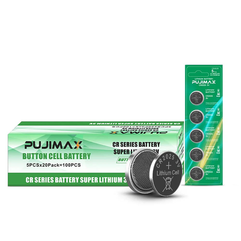 5-50 قطعة CR2025 3 فولت بطارية ليثيوم DL2025 BR2025 KCR2025 السيارات التحكم عن بعد اللوحة الإلكترونية مقياس لعبة البطارية