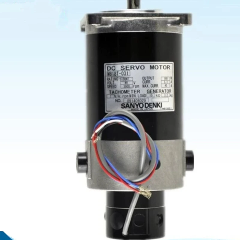 M818T-031 spark machine 48V servo motor motor, Sanyo T818T-036 DC motor