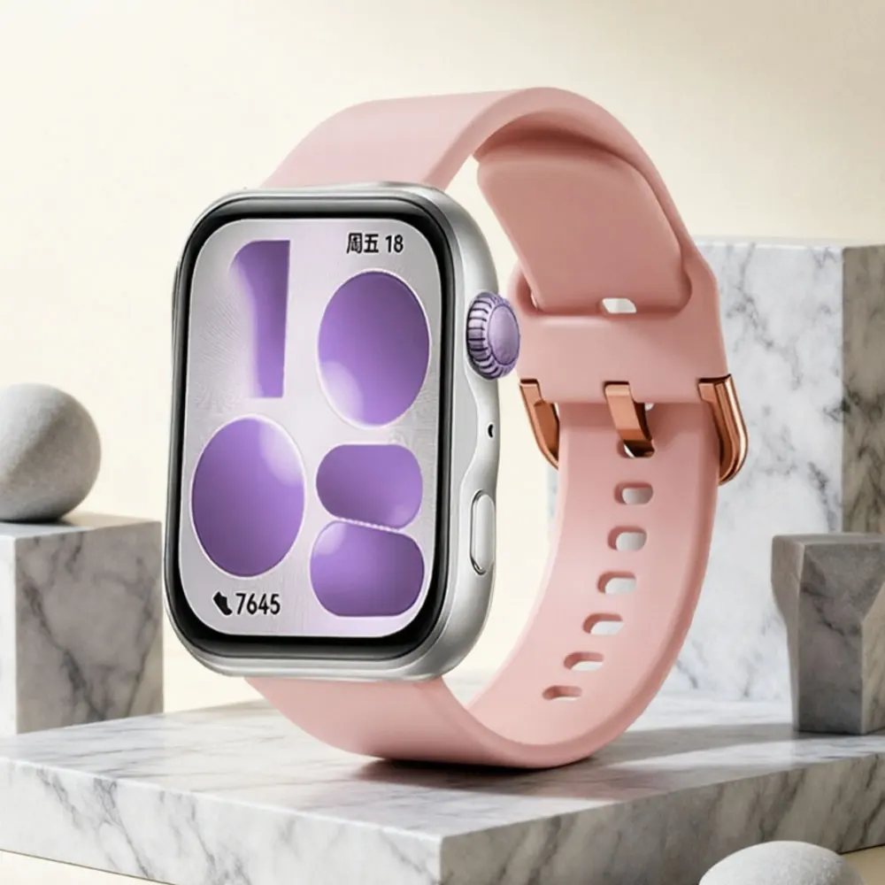 Correa de silicona para Huawei Watch FIT 5 FIT 5 Pro, correa de reloj con hebilla de metal, pulsera deportiva para huawei fit 4 3, accesorios