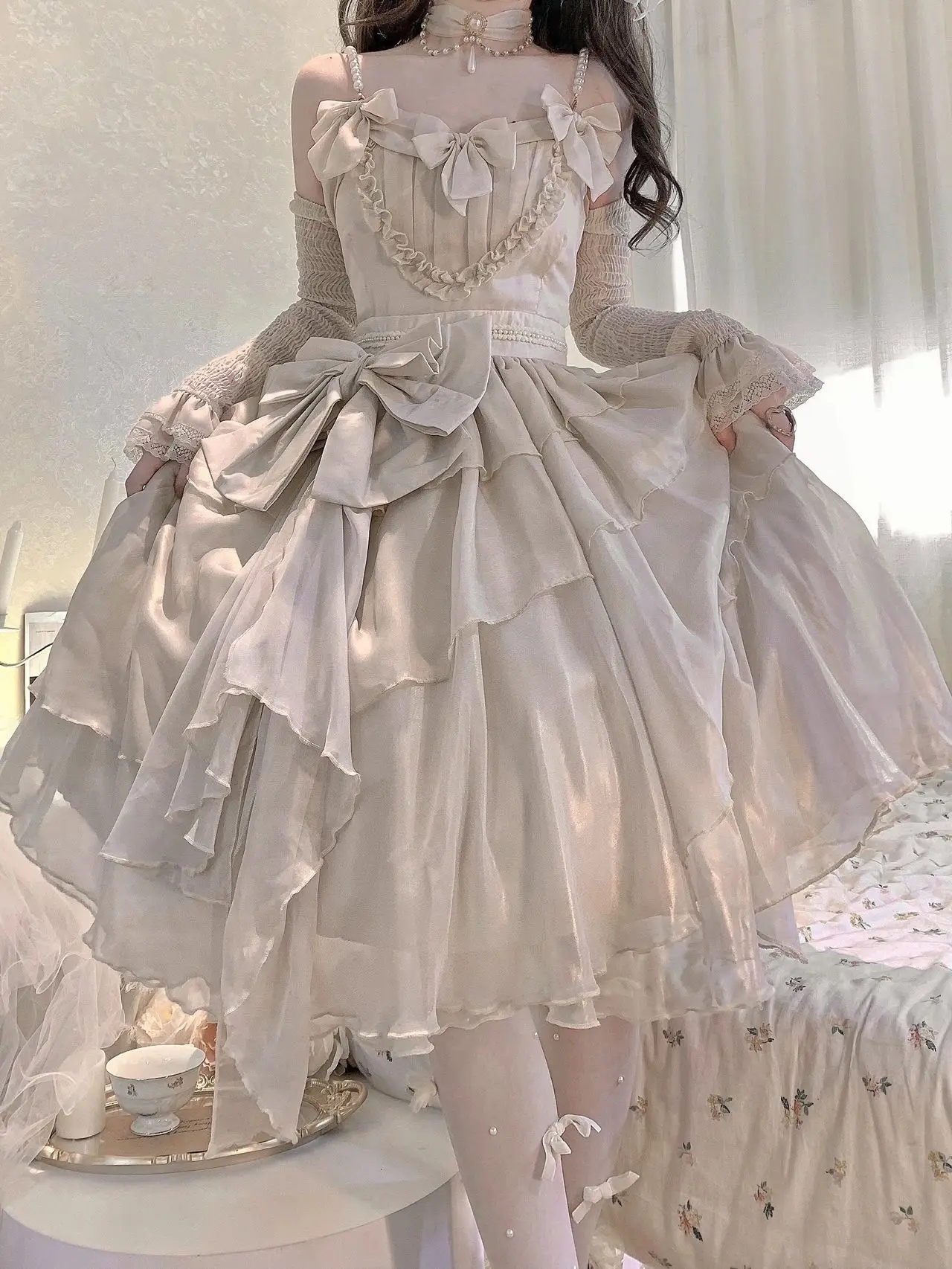 Generate Color Sweet Elegant Wedding Dress