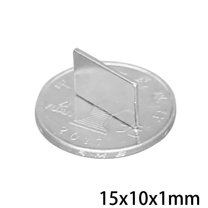 15X10X1 mm Block Powerful Magnet 15*10*1 mm Bulk Sheet Neodymium Magnetic 15x10x1mm Strong Permanent NdFeB Magnets