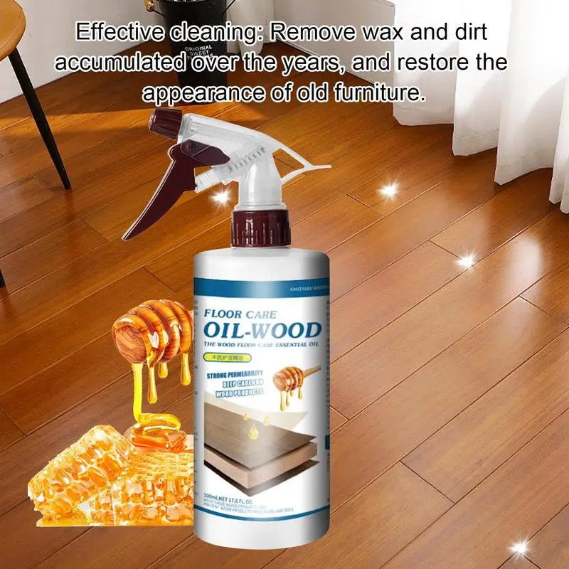 Furniture Polish Restorer 500ml Wood Floor Cleaner Wax Restore Shine Hardwood Floor Cleaner Household Floor Cleaners For Tables