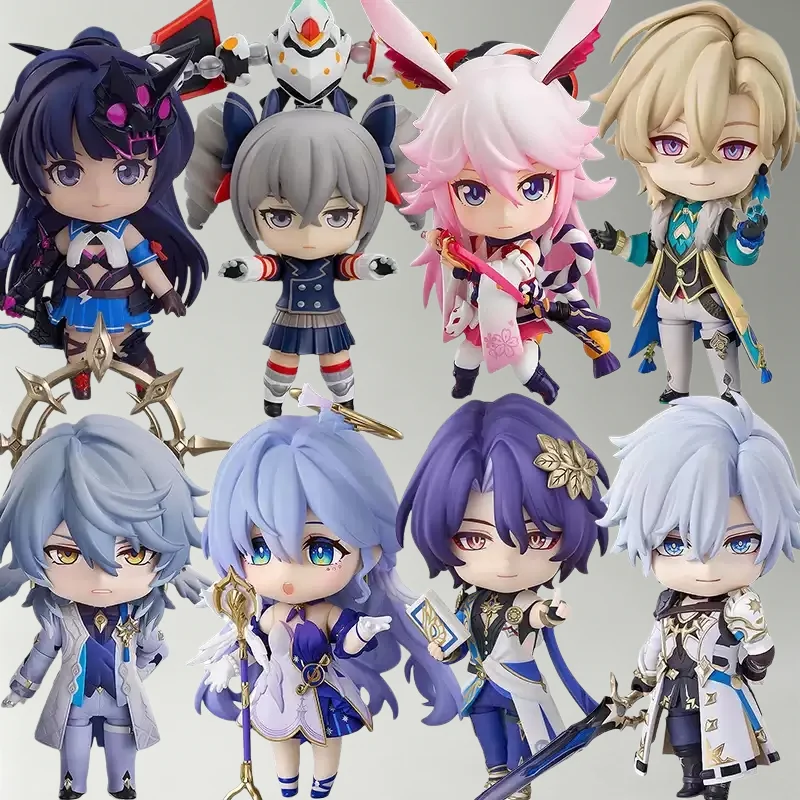 

In Stock Honkai Impact 3 Yae Sakura Bronya Raiden Mei March 7th Aventurine Handmade Model Desktop Collection Ornament Toy Gift