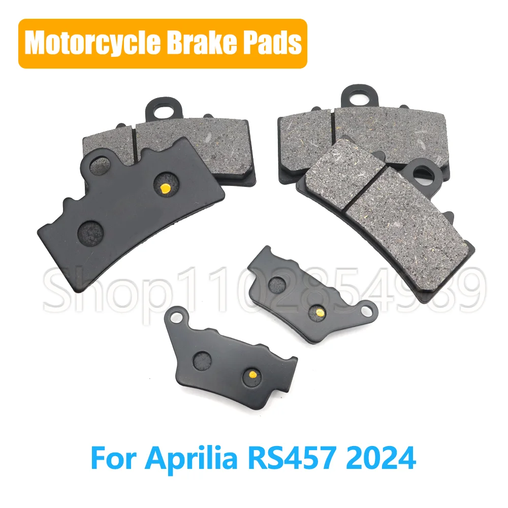 Motorcycle RS457 Front Rear Brake Pads For Aprilia RS-457 RS 457 RS457 2024 457 Accessories