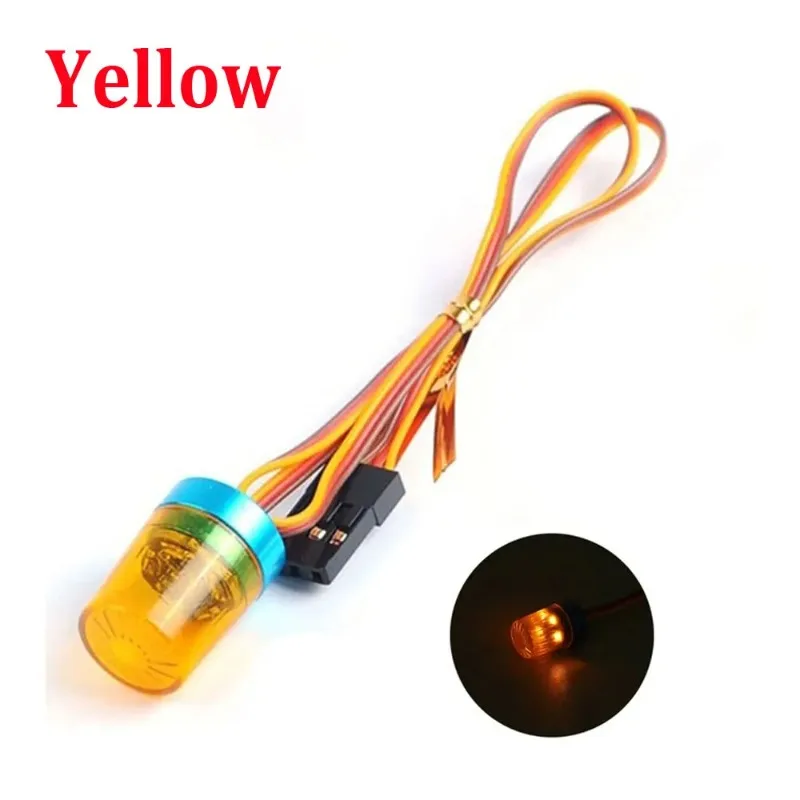 Multi-function Circular Bright LED Ultra Lamp Strobing-blasting Flashing Fast-slow Rotating Mode for RC Car HSP Axial