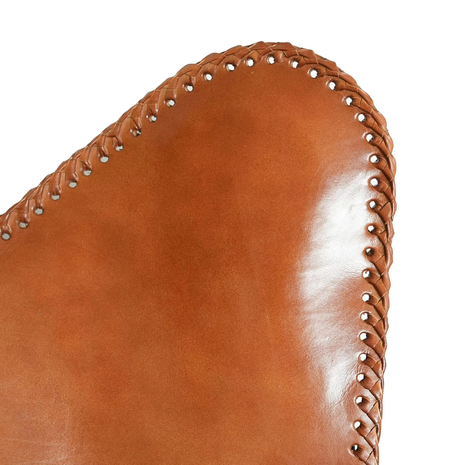 Buffalo Leather Butterfly Chair Lounge Armchair Folding Iron Frame Indoor Outdoor Living Room, Customized image 3