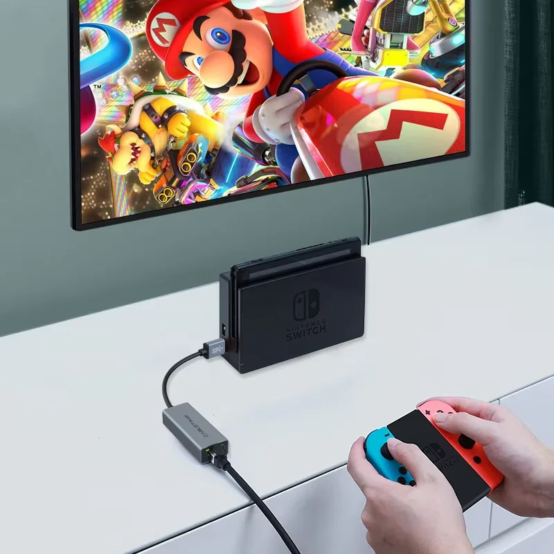 CABLETIME USB Ethernet-адаптер 100/1000 Мбит/с USB 3.0 RJ45 Сетевая карта для Nintendo Switch Macbook Интернет-адаптер для ноутбука