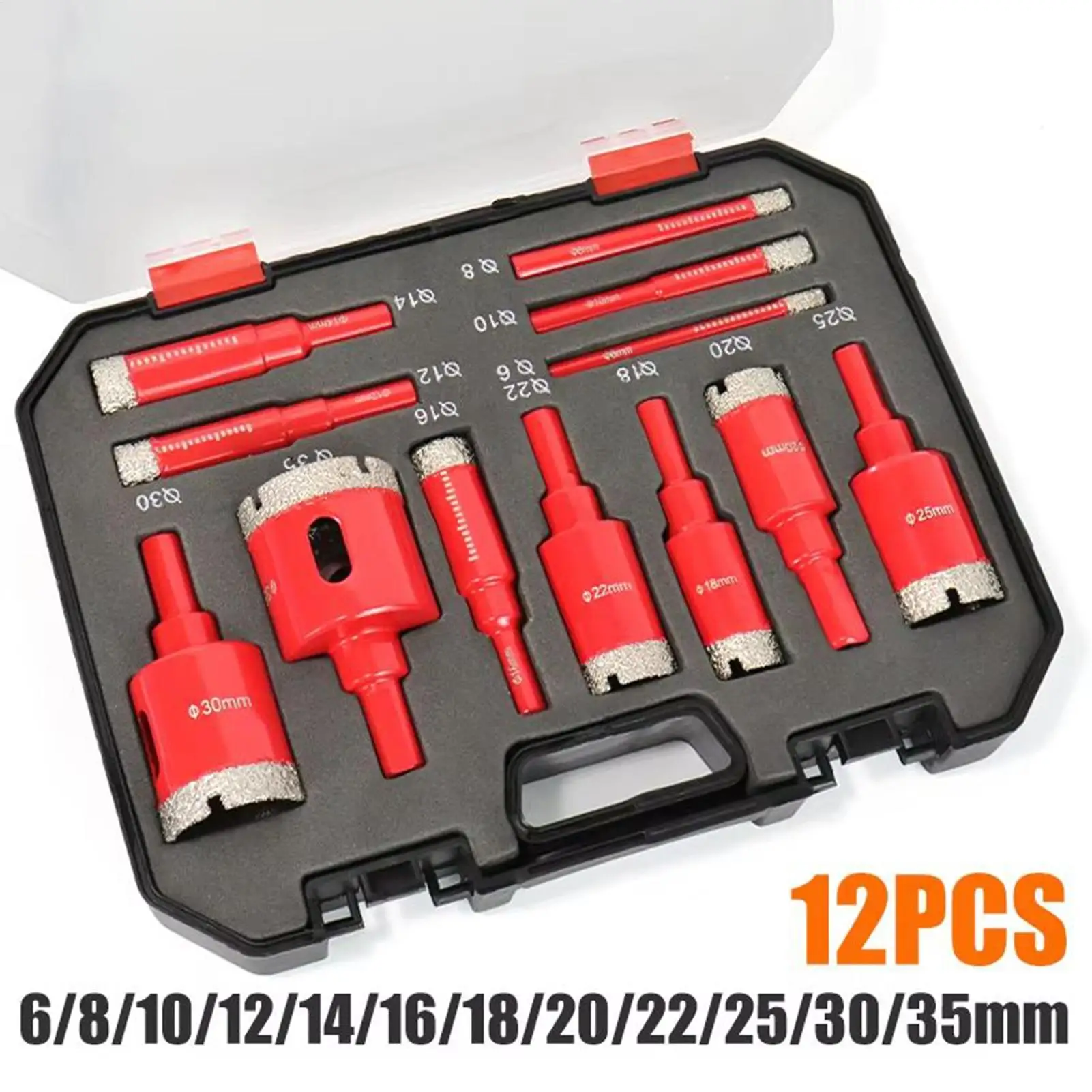 

Tile Hole Cutter Dry Use Anti-Slip Porcelain Granite Ceramic Tile Drill Bits For Home Renovation Wall Repair Electrical Wiring