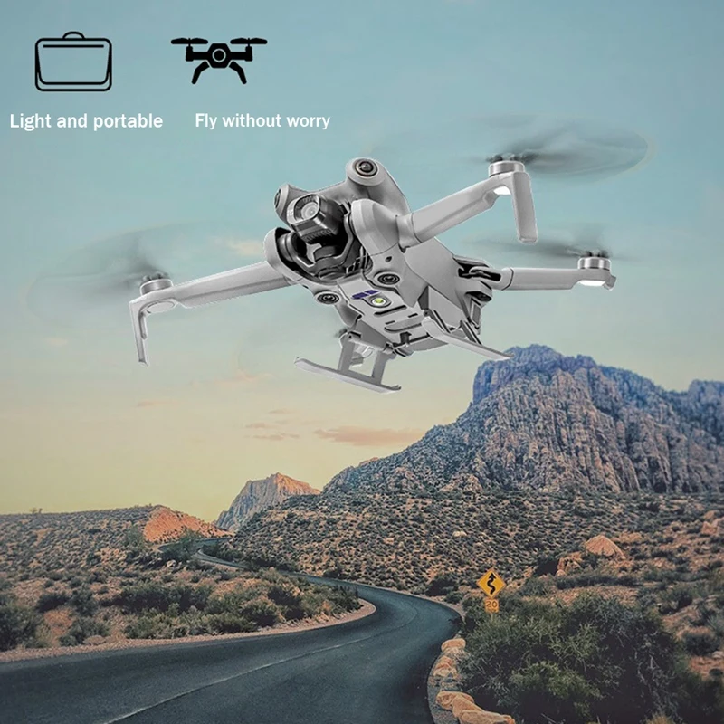 Untuk DJI Mini4pro Drone Booster Kickstand DJI bagian portabel multifungsi nyaman lipat pendaratan