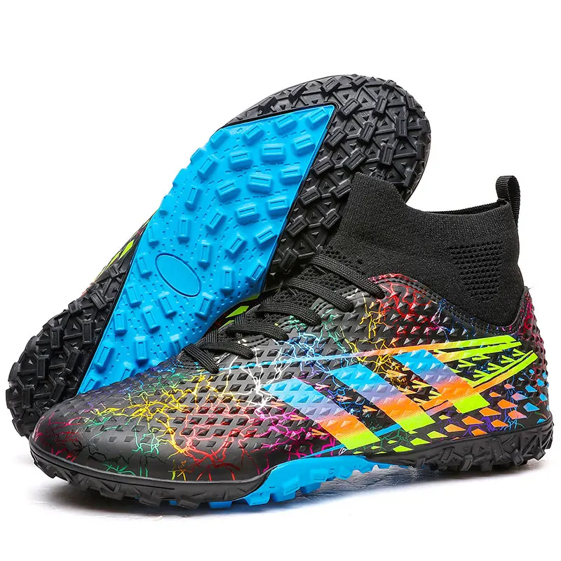

2025 Football Shoes KELME Football Shoes AG Cleats Men Adult Game Training AG Rubber Boots High Cleats Sneakers Professional 687