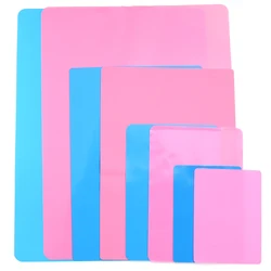 1PC Silicone Table Mat Pink Blue Resin Molds Waterproof Placemat Table Mat for DIY Jewelry Making Supplies Countertop Protector