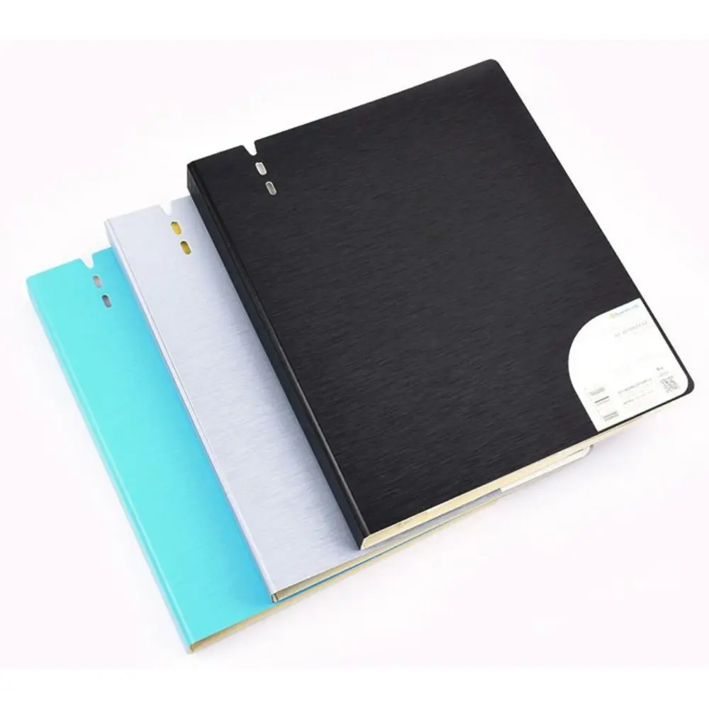 New PP A4 File Folders Waterproof 4 Hole Display Book D-Shaped Binder Document Display Book Office
