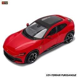 Bburago 1:24 Ferrari PUROSANGUE modello di auto pressofusione modello in metallo giocattolo per bambini regalo fidanzato collezione di auto in lega simulata