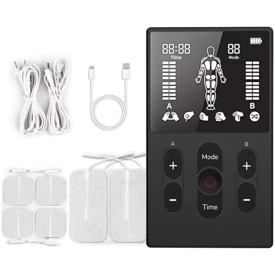 

EMS Massager, Muscle Stimulator , TENS Unit for Body Toning Fitness Recovery, Electric Muscle Massager For Home Use