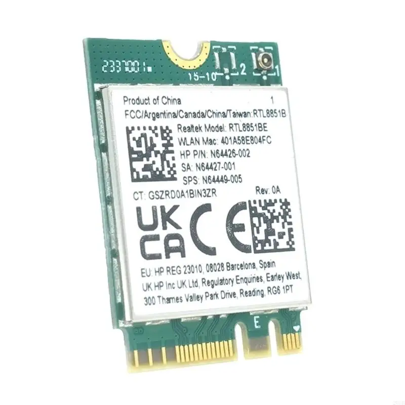 20CB AX900 RTL8851BE WIFI6 5GHzネットワークアダプター用デスクトップラップトップダブルバンド