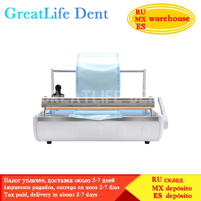 GreatLife Sterilization Pouch Automatic Dental Sealing Machine Dental Sealer Sealing Machine Sealing Machine Dental Laboratory