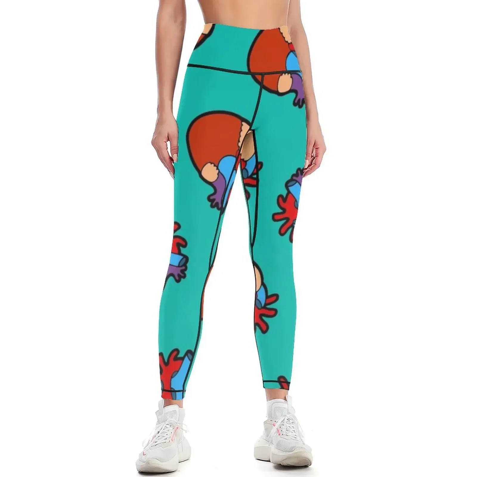 Anatomical Heart Pattern Leggings harem pants Women sports sportswear gym sports for push up Womens Leggings