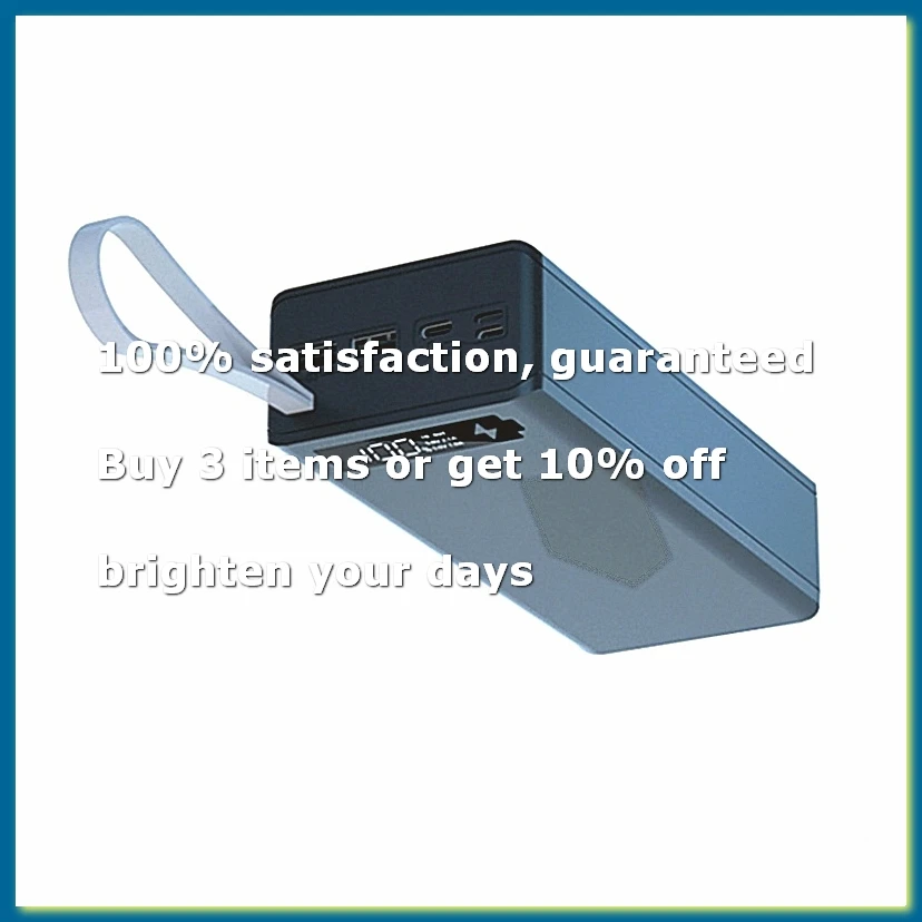 Power Bank Box Battery Charging Box Without Battery Detachable LCD Display 16X18650 Battery Case Power Bank Shell,Balck