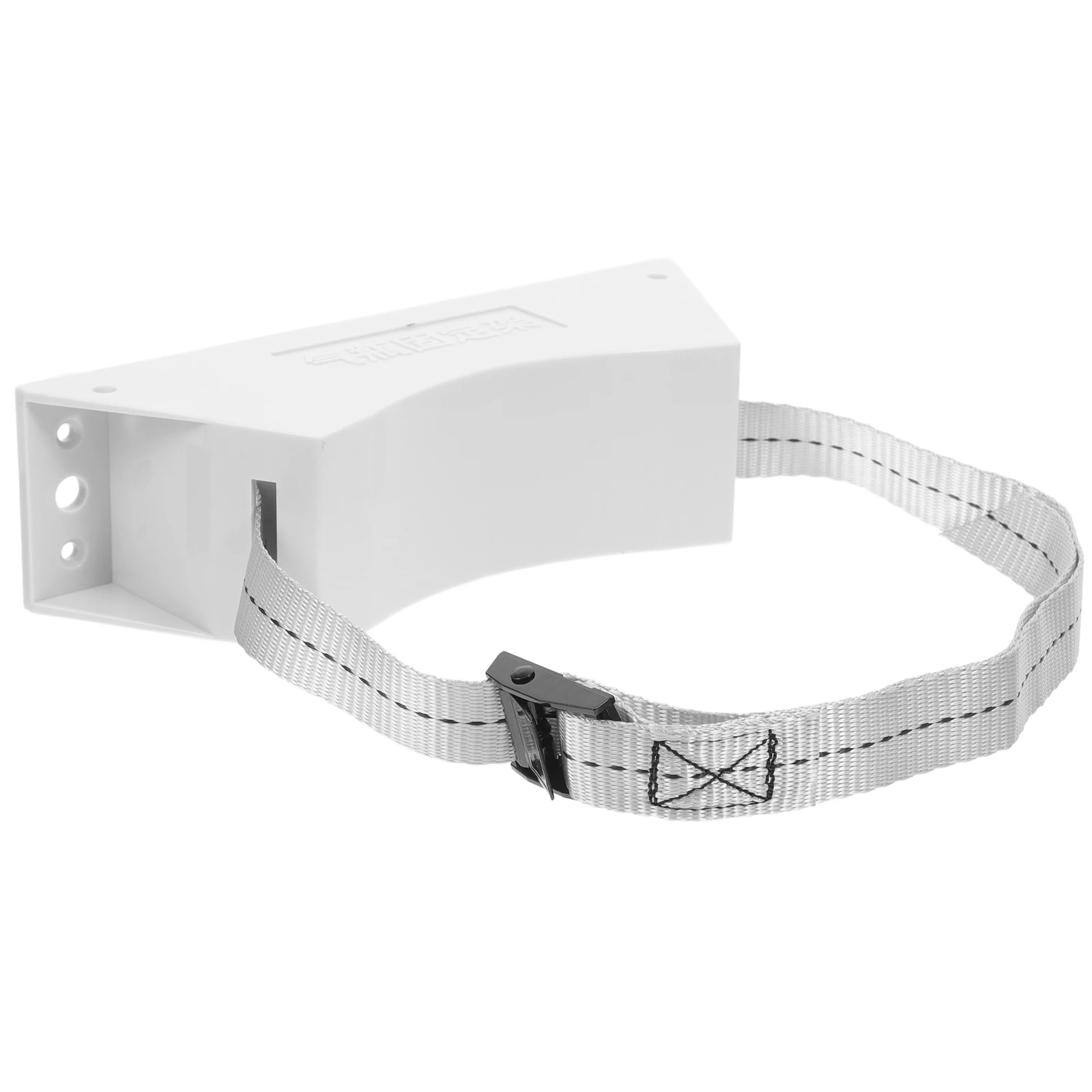 

Gas Cylinder Holder 40L Plastic Bracket Black Secure Reliable HighStrength Strap Easy Installation Gas Tank Mount WallBracket