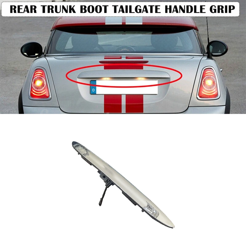 51137074020 Touring Boot Trunk Lid Rear Handle Grip For BMW Mini 5 R50 R52 R53 2000-2008 Tailgate Switch 51137167530 Car Parts