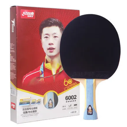 

DHS R6002 R6006 Table Tennis Racquet Horizontal Racquet 5-layer thick core double-sided reverse adhesive racquet