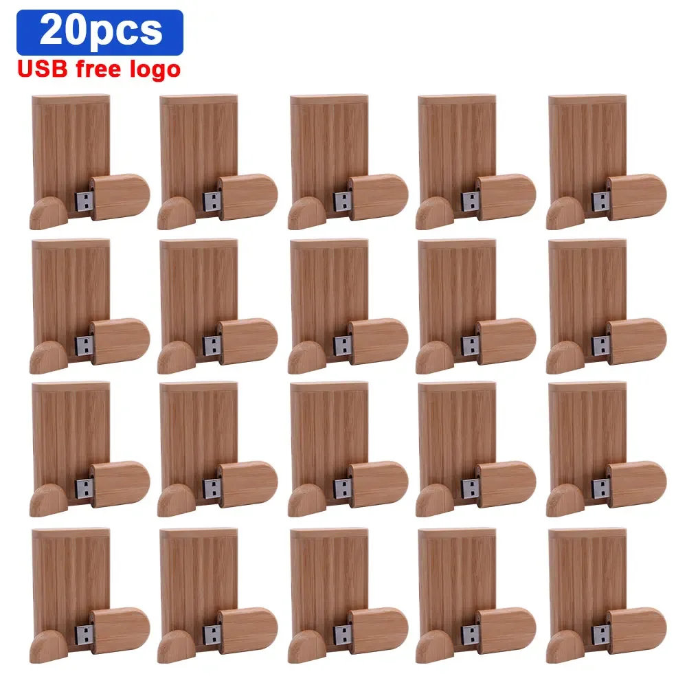 

20pcs/lot Wooden USB + box USB Flash Drive maple wood pendrive 64GB 8GB 16GB 32GB Pen drive memory Stick For photography