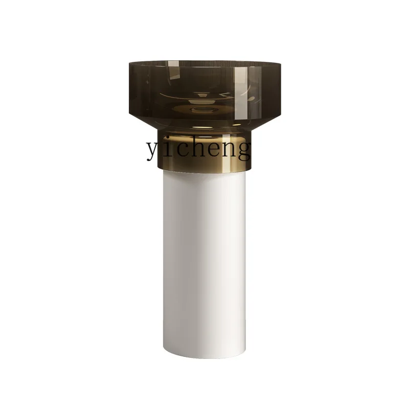 ZK transparent integrated floor-to-ceiling wash basin color wash basin bathroom wash table column basin