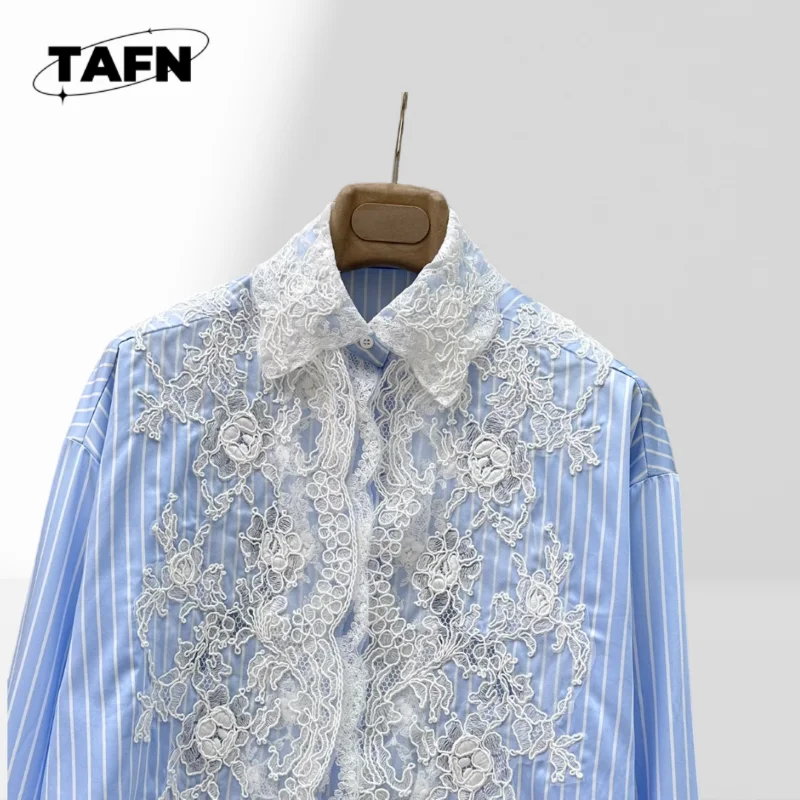 Camisa con cuello y lazo para mujer, blusa elegante de manga larga para oficina. Camisa asimétrica para mujer, blusa holgada a la moda AF2639